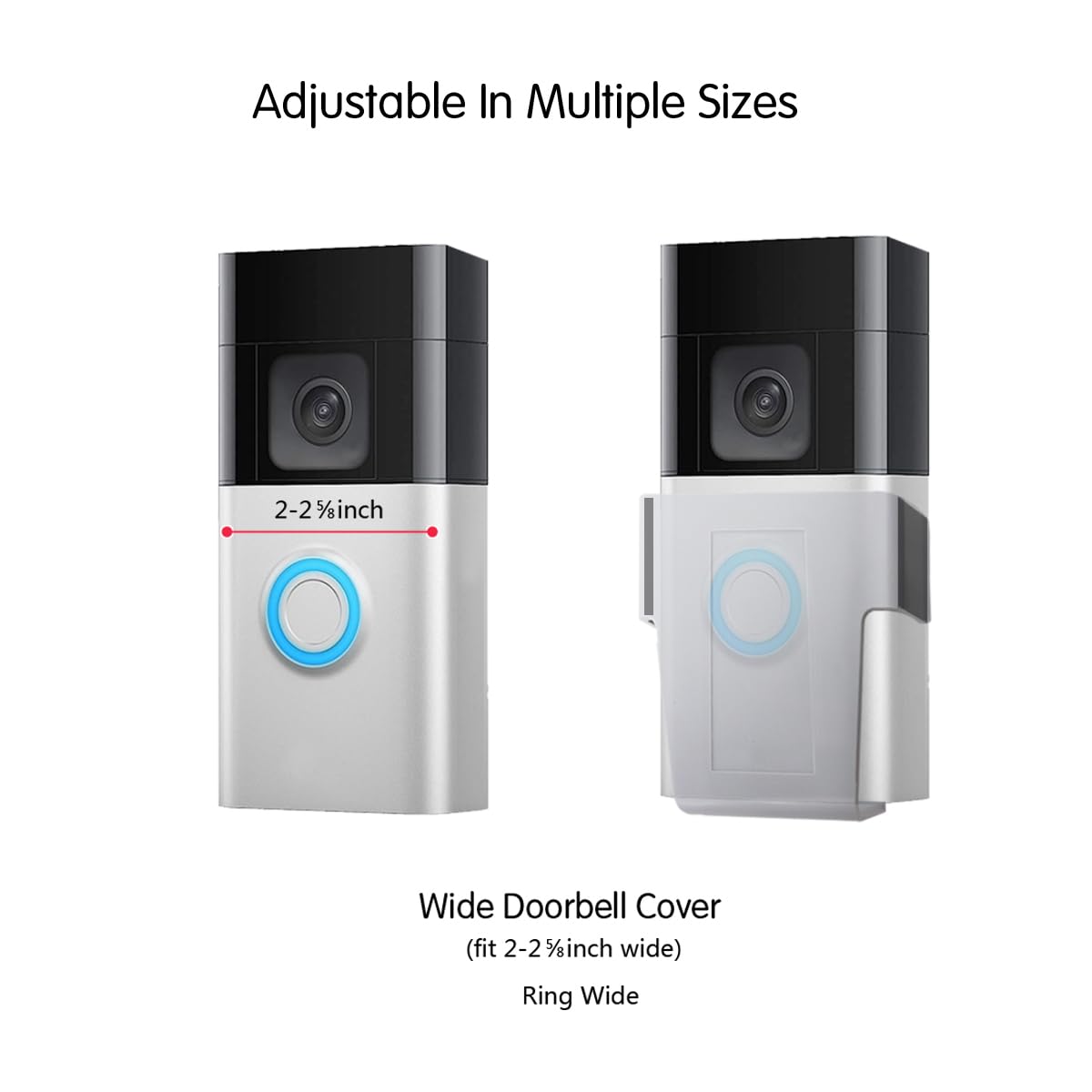 No Soliciting Do Not Disturb Sign For House, Compatible With Doorbell 1/2 Plus And 2Nd Generation, Please Do Not Ring Signs, Sui