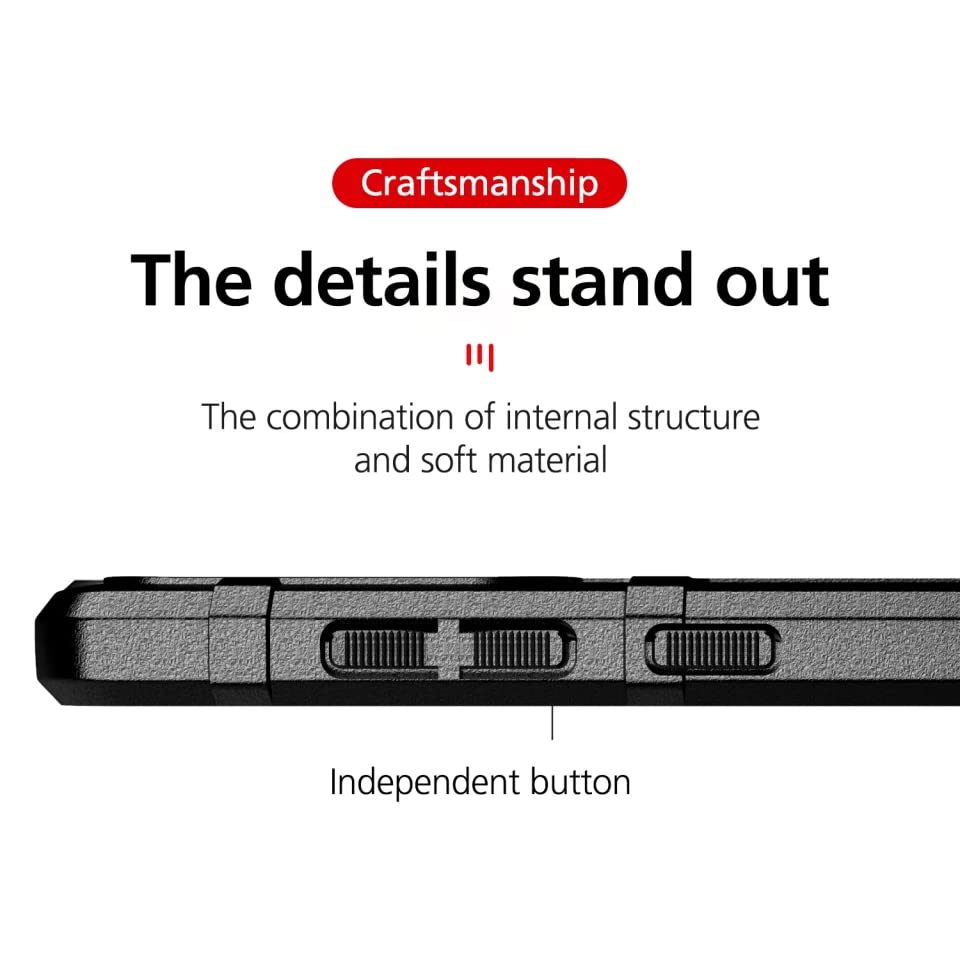EGO TACTICAL Rugged Shield TPU Phone Case for Apple iPhone Xr Black