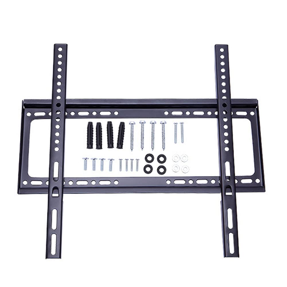 Tv Mount Fixed For 26'' 65'' Tvs, Flat Screen Tv Universal Thin Wall Mount Bracket, Holds Tv Only 1.25'' From Wall, Pull String