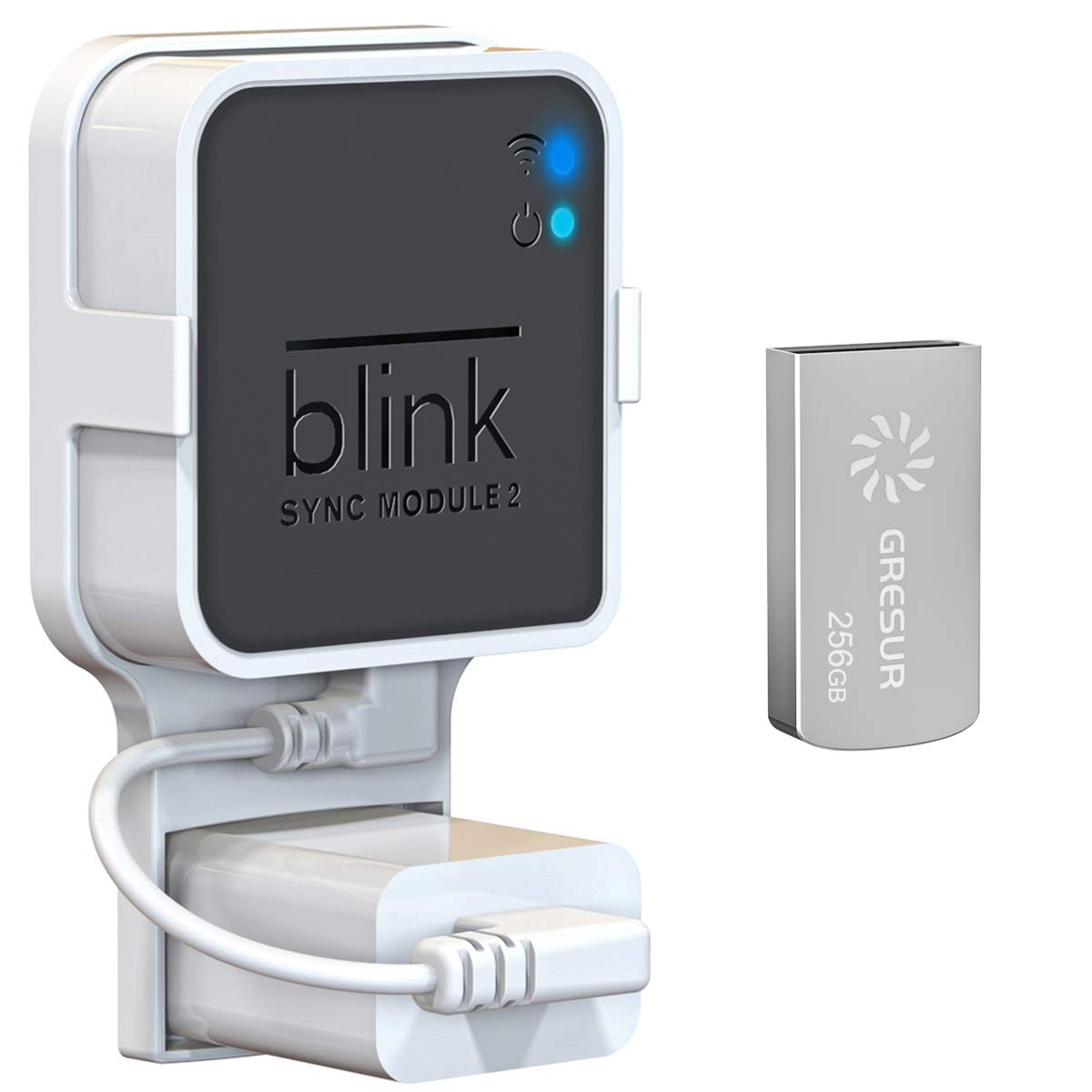 256Gb Usb Flash Drive For Local Video Storage With The Blink Sync Module 2 Mount (Blink Add On Sync Module 2 Is Not Included)