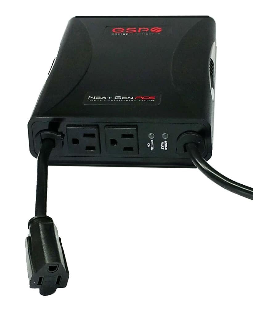 ESP Surge Protector & Noise Filter, 120V, 15A, Power Monitor, Model XG-PCS-15D, Polycarbonate Material