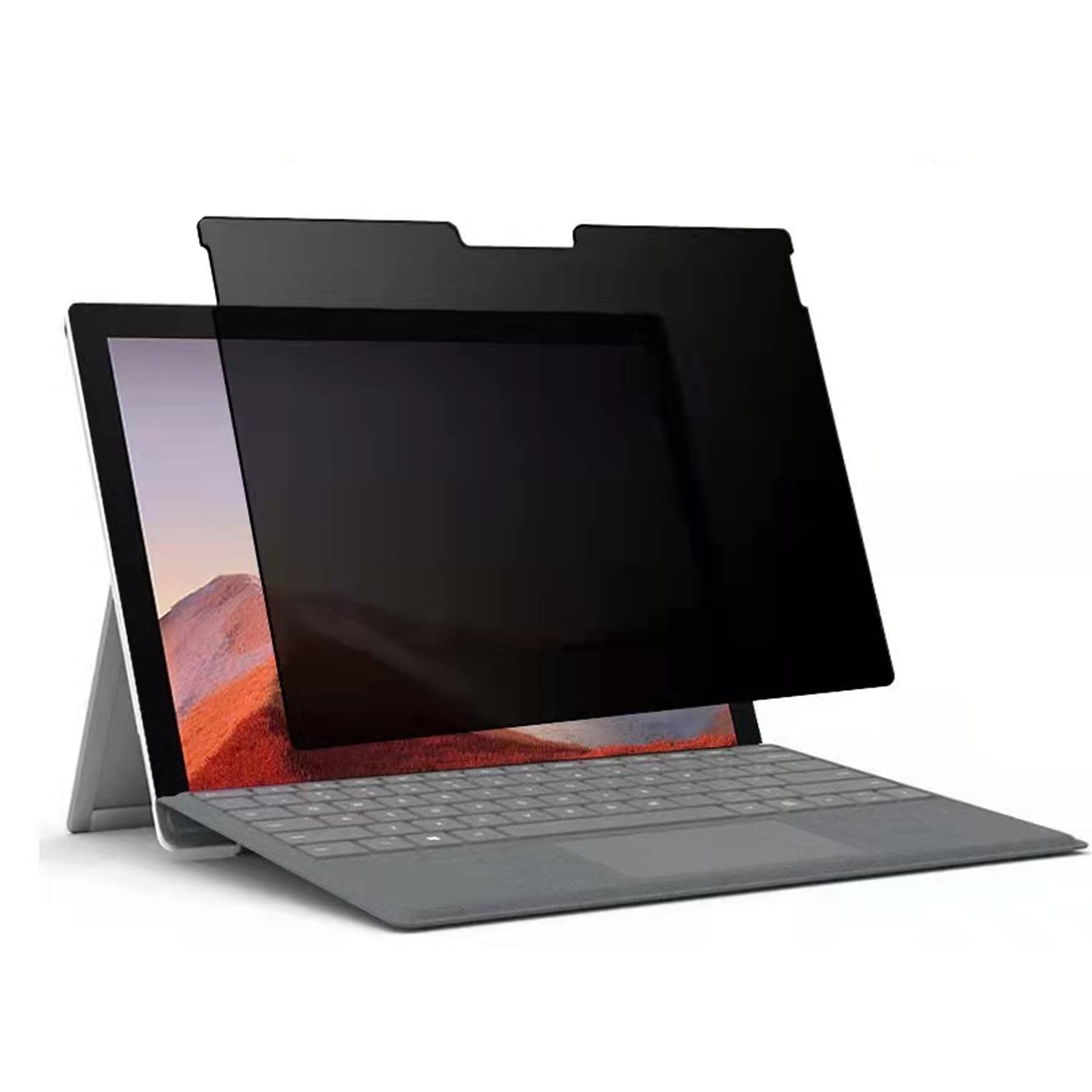 Fydikhn Privacy Screen Protector Suit For Surface Pro 7 Plus, Pro 7, Pro 6, Pro 5, Pro 4 12.3 Inch, Dark Anti Spy Screen Film Gu