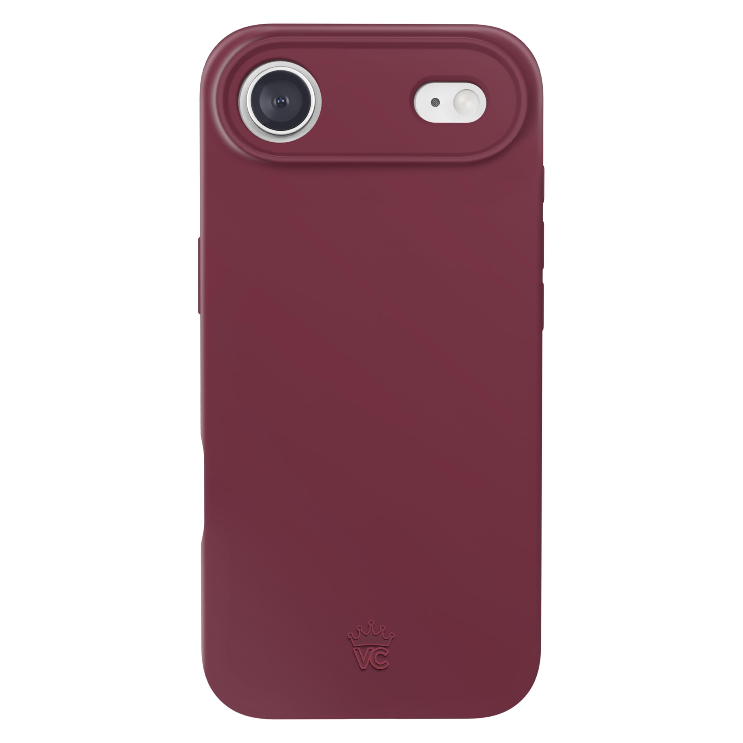 VELVET CAVIAR Case for iPhone 17 Air | Compatible with MagSafe | 10ft Drop Tested | Smooth SatinShield Finish | Burgundy 1990