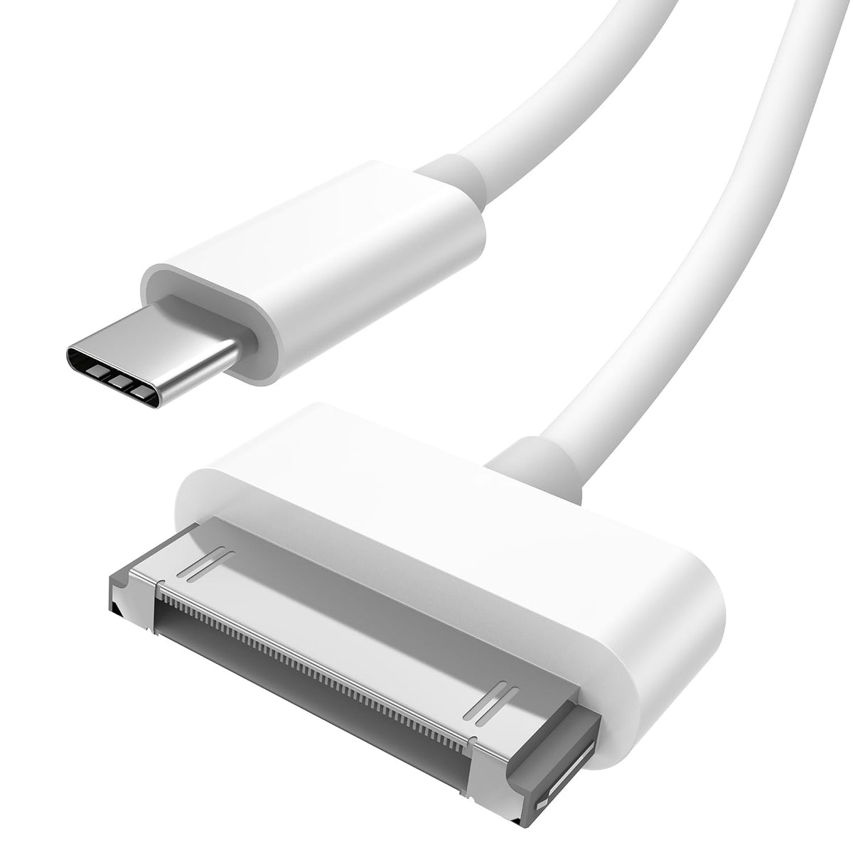Dcnetwork 30 Pin To Usb C Adapter Cable For Iphone, Ipad, Ipod   3Ft (Next Generation Data Cable/Charging Cable From Usb C To Do