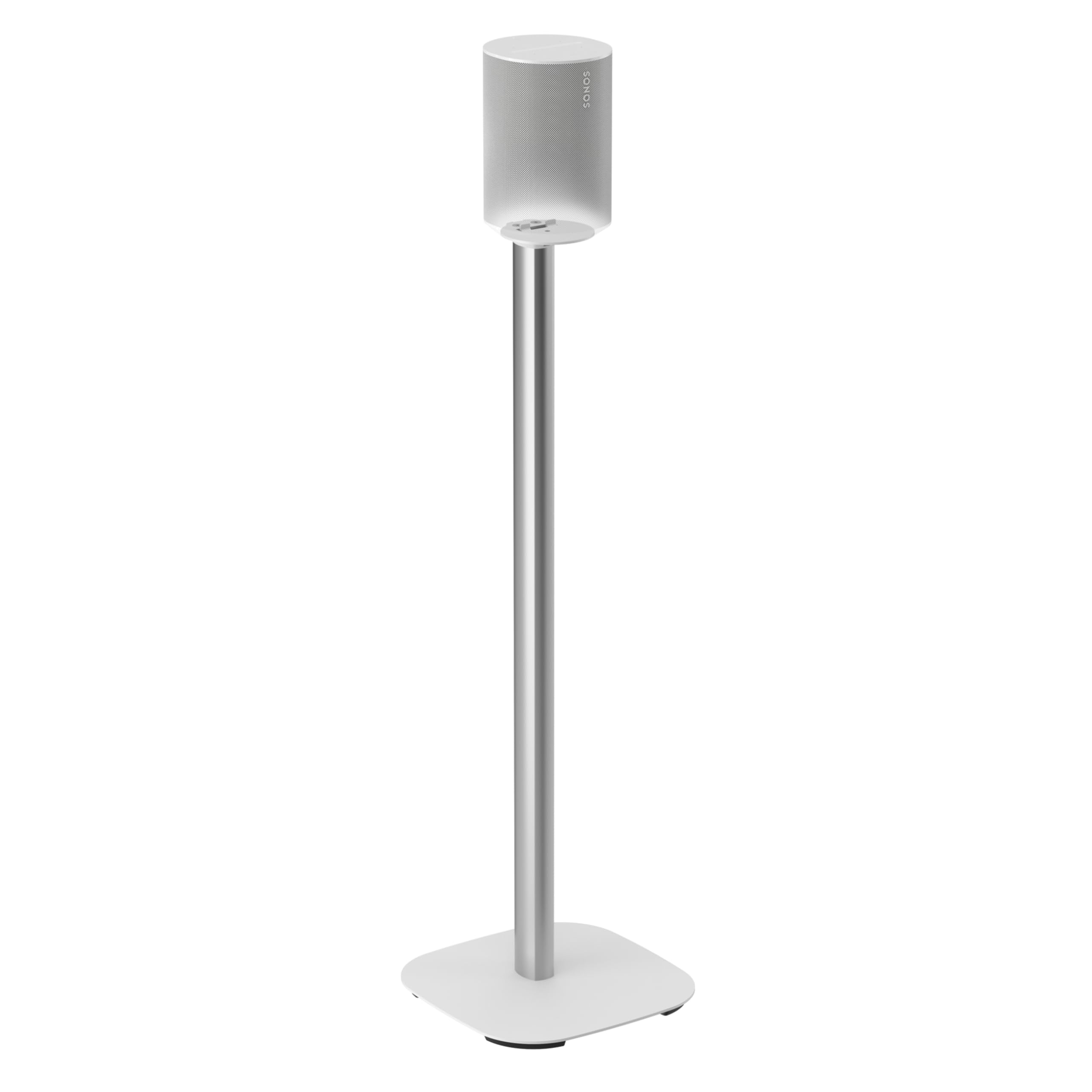 Vogels SFS 4113 Speaker Floor Stand for Sonos ERA 100, Cable Inlay System, Height: 32,3 inch (82 cm), Exceptionally Stable, Whi