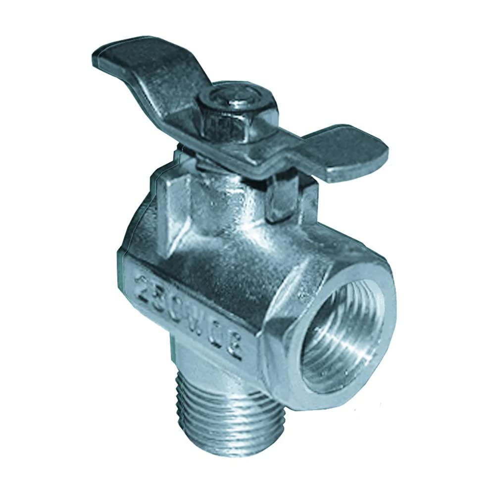 Groco 1/2'' Npt 90 Stainless Steel Fuel Valve,WBAUVB078H1NDRK