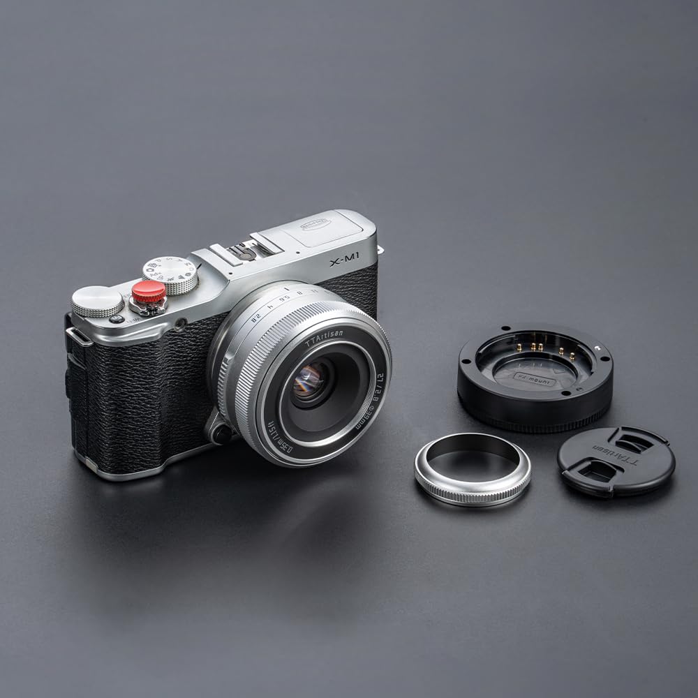 Ttartisan Aps C 27Mm F2.8 F/2.8 Auto Focus Lens For Fx Mount Af Mirrorless Camera X A3 X A5 X A7 X H1 X T100 X T20 X T200 X T3 X T30 X T30Ii X T4 X Pro3 X E3 X E4 X S10 X S20 (Silver)