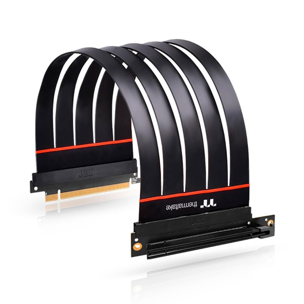 Thermaltake PCI Express Extender 90Cable PCI-E4.0 300mm Riser Cable AC-058-CO1OTN-C2 CS8153