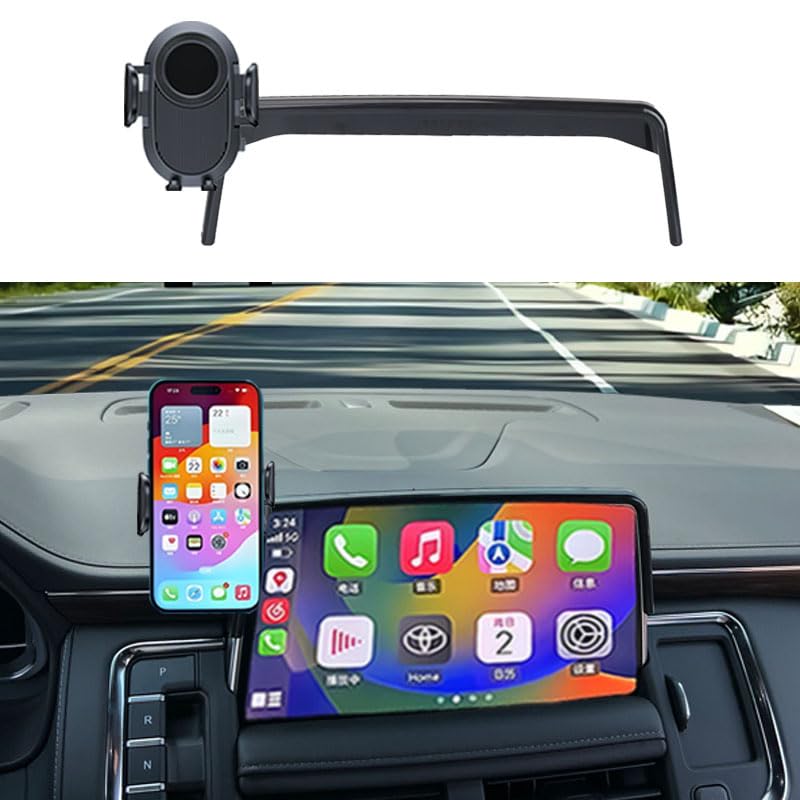 Juborre Car Phone Holder For 2021-2024 Chevrolet Tahoe/Suburban/Gmc Yukon Accessories,Phone Mount For Tahoe/Suburban/Yukon With 