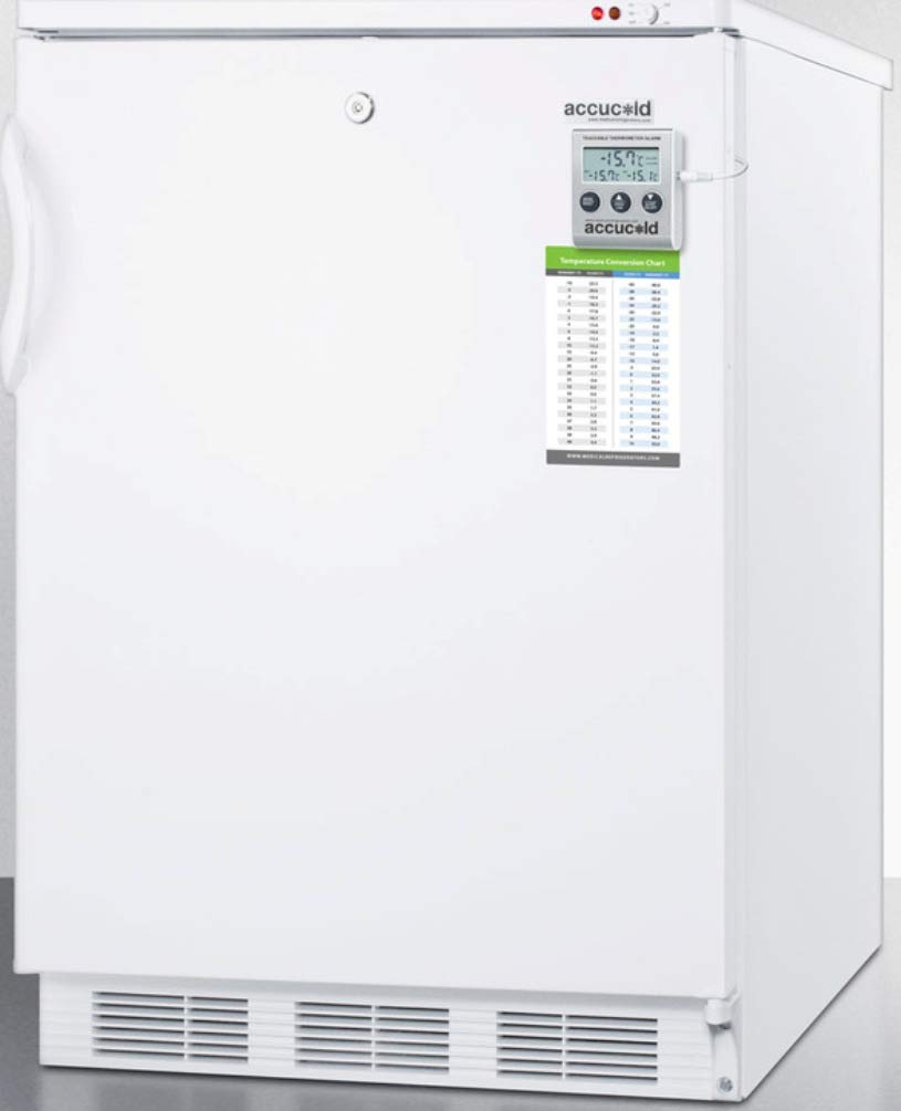 Summit Vt65Mlmed Upright Freezer, White