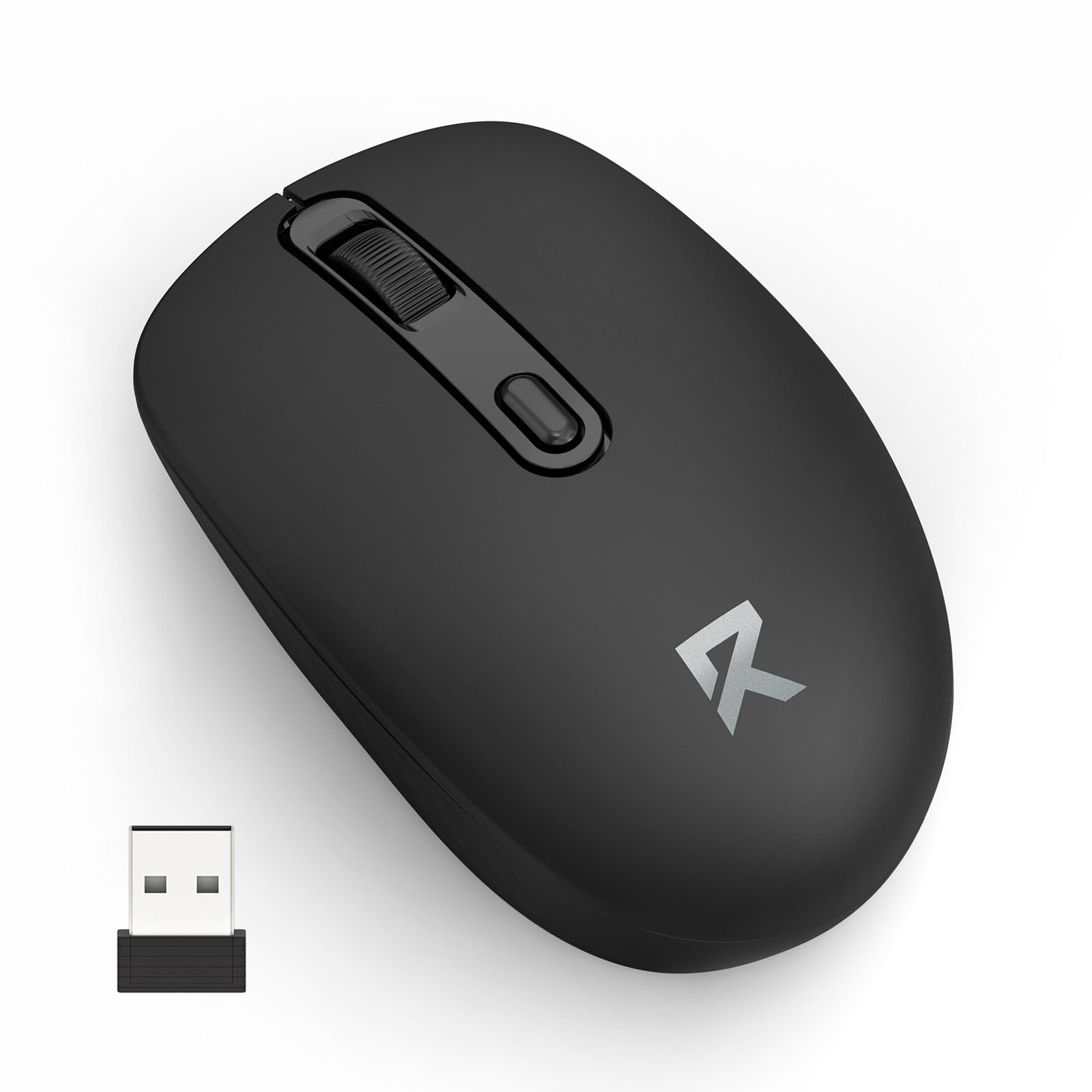 Redragon Wireless Mouse, Bluetooth and 2.4G USB A Dual Mode, Black