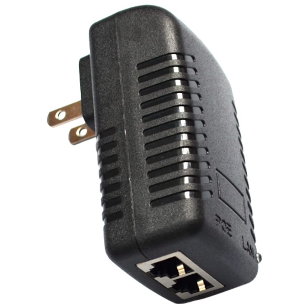 Jacobsparts 12V 2A 24W 802.3Af Passive Poe Injector Power Over Ethernet Adapter For Ip Cameras Phones Wlan Ap