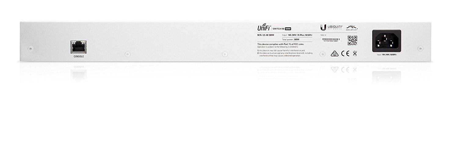 Ubiquiti Unifi Switch - 48 Ports Managed (Us-48-500W),White
