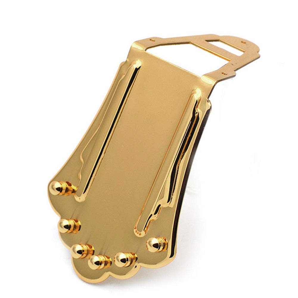 Tzong Golden Metal Triangle Mandolin Tailpiece Parts For 6 String Arched Top Jazz