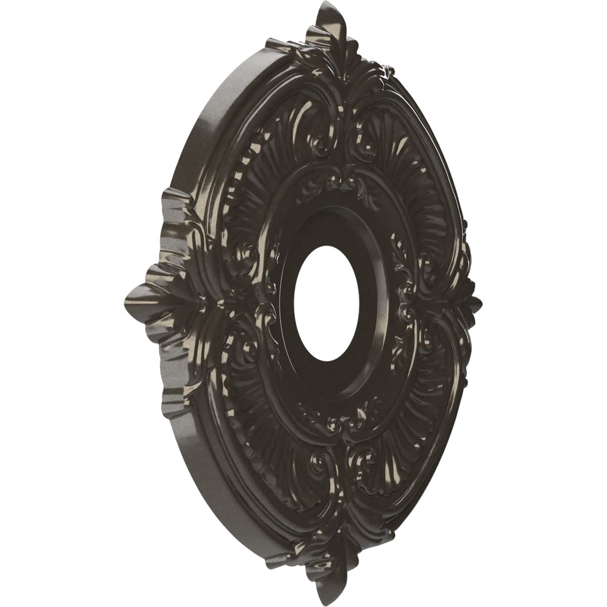 Ekena Millwork Cmp16Atcch Attica Thermoformed Pvc Ceiling Medallion (Fits Canopies Up To 5 5/8''), 16''Od X 3 1/2''Id X 1''P, Me
