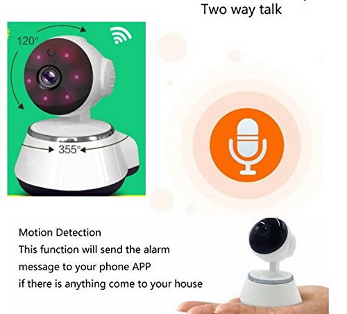 64Gb Can Save 30 Day Ptz Pir Camera Motion Detection Alarm Baby Monitor Camera Hd720P Ip Wifi Camera P2P Cctv Ir Cut Night Visio