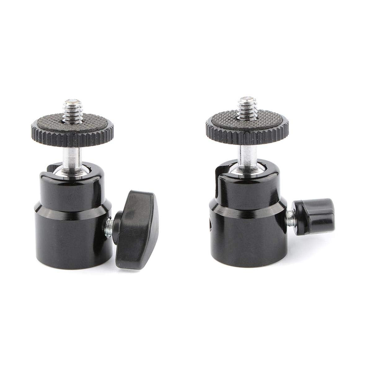 CAMVATE 360 Degree Swivel 1/4-20 Mini Ball Head for DSLR Cameras Tripods Monopods Light Stand (2 Pieses) - 1817