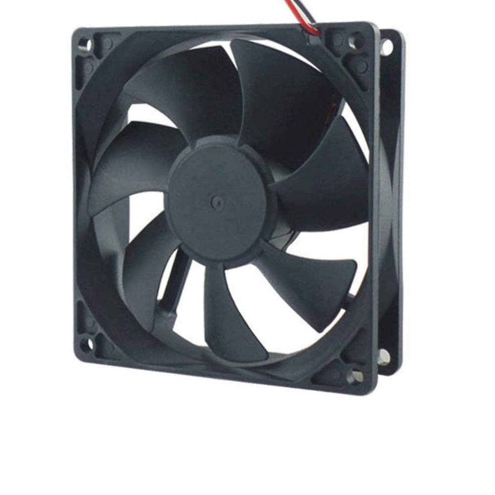 Aisibo Dc Cooling Fan Brushless Fan Computer Fan Case 5 Inch Ball Bearing Exhaust Fan 12025 120Mmx120Mm X25Mm (Dc12V 0.33A)