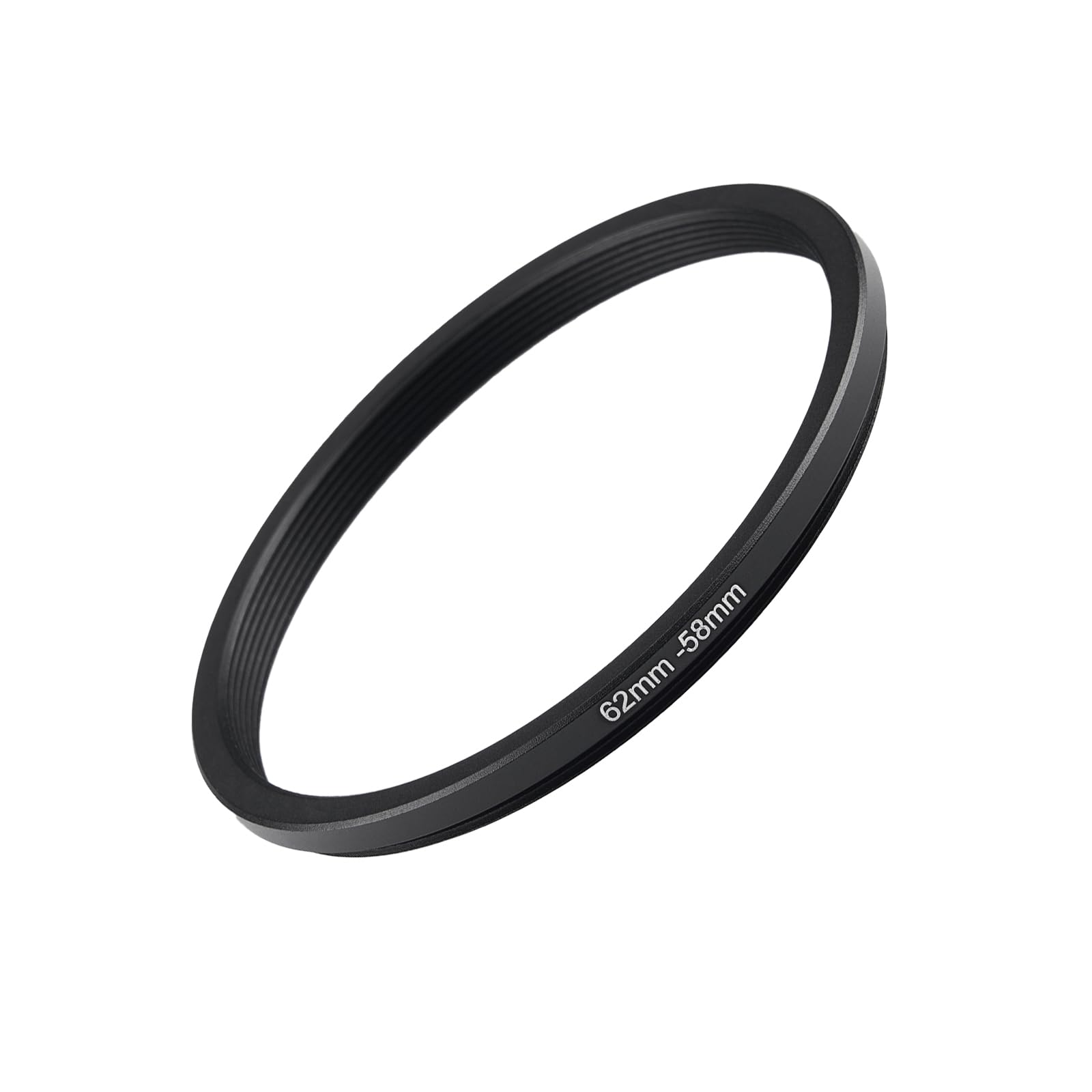 62Mm To 58Mm Step Up Adapter Rings Filter Adapter Black Metal Step Down Filter Ring Adapter Compatible With All Brand Uv Cpl Nd 