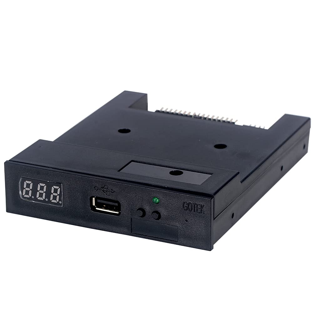Gotek Sfr1M44 U100 3.5 Inch 1.44Mb Usb Ssd Floppy Drive Emulator Black