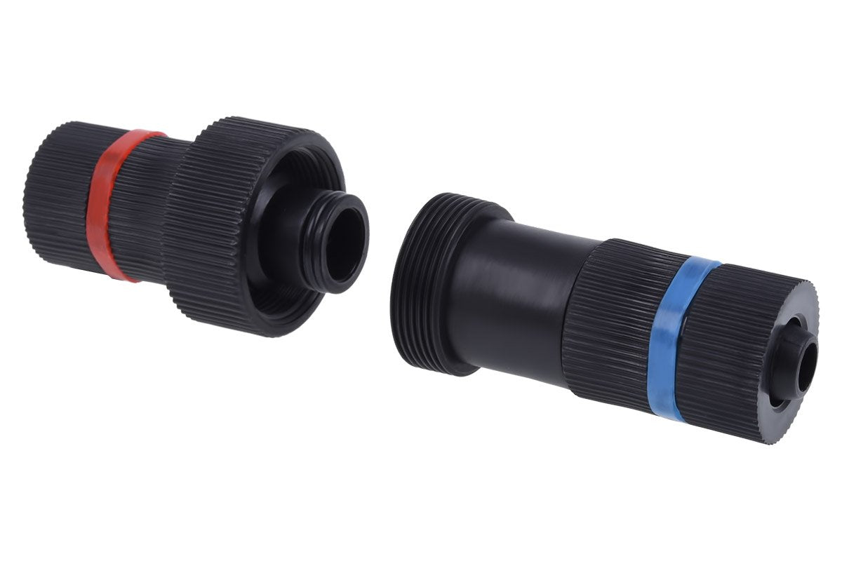 Alphacool Hf Quick Release Connector Kit 11/8Mm, Black