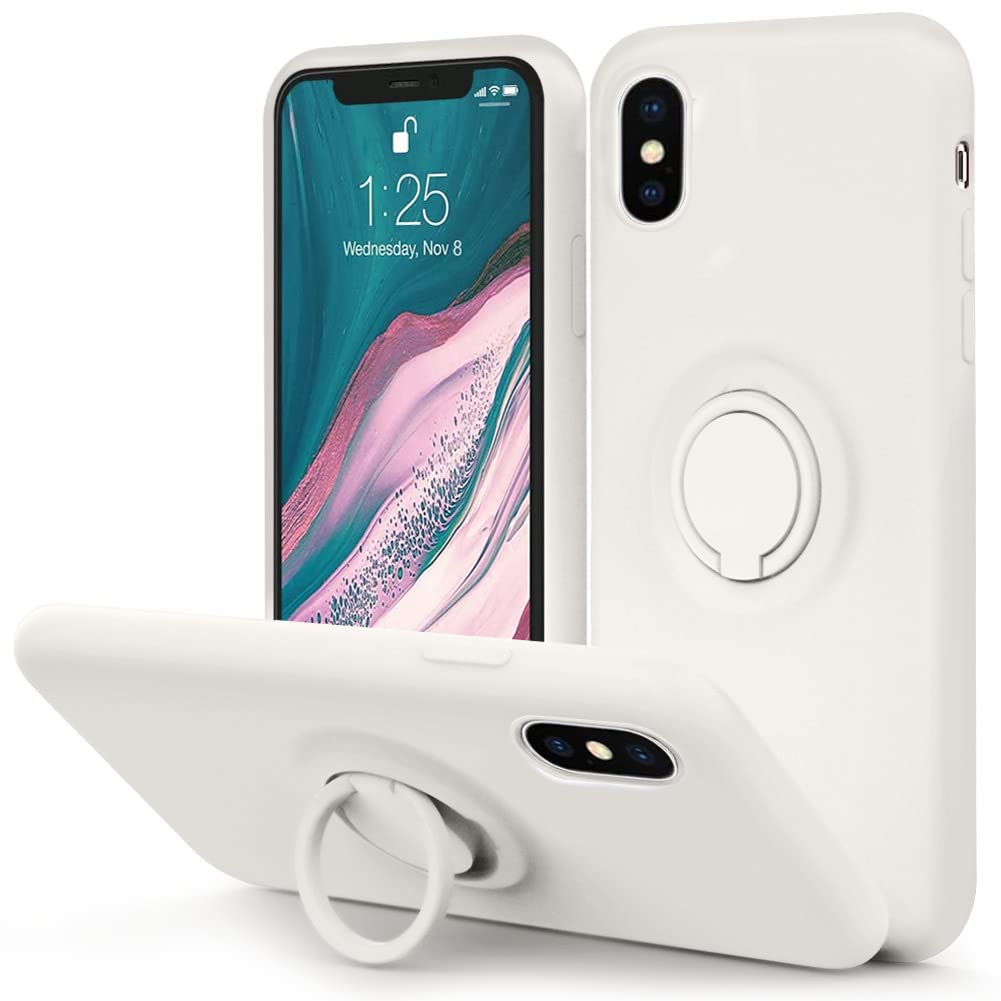 Mocca For Iphone Xs Max Silicone Case With Kickstand | Anti Scratch Full Body Shockproof Protective Case For Iphone Xs Max   Sto