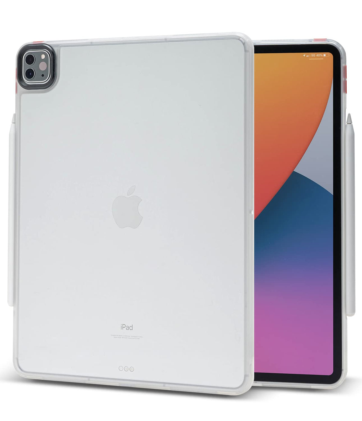 Goospery Air Shield Ipad Pro Case 6Th/ 5Th/ 4Th Generation 12.9 Inch, Daily Light Slim Case With Lip Up Durable Pc And Clear Tpu