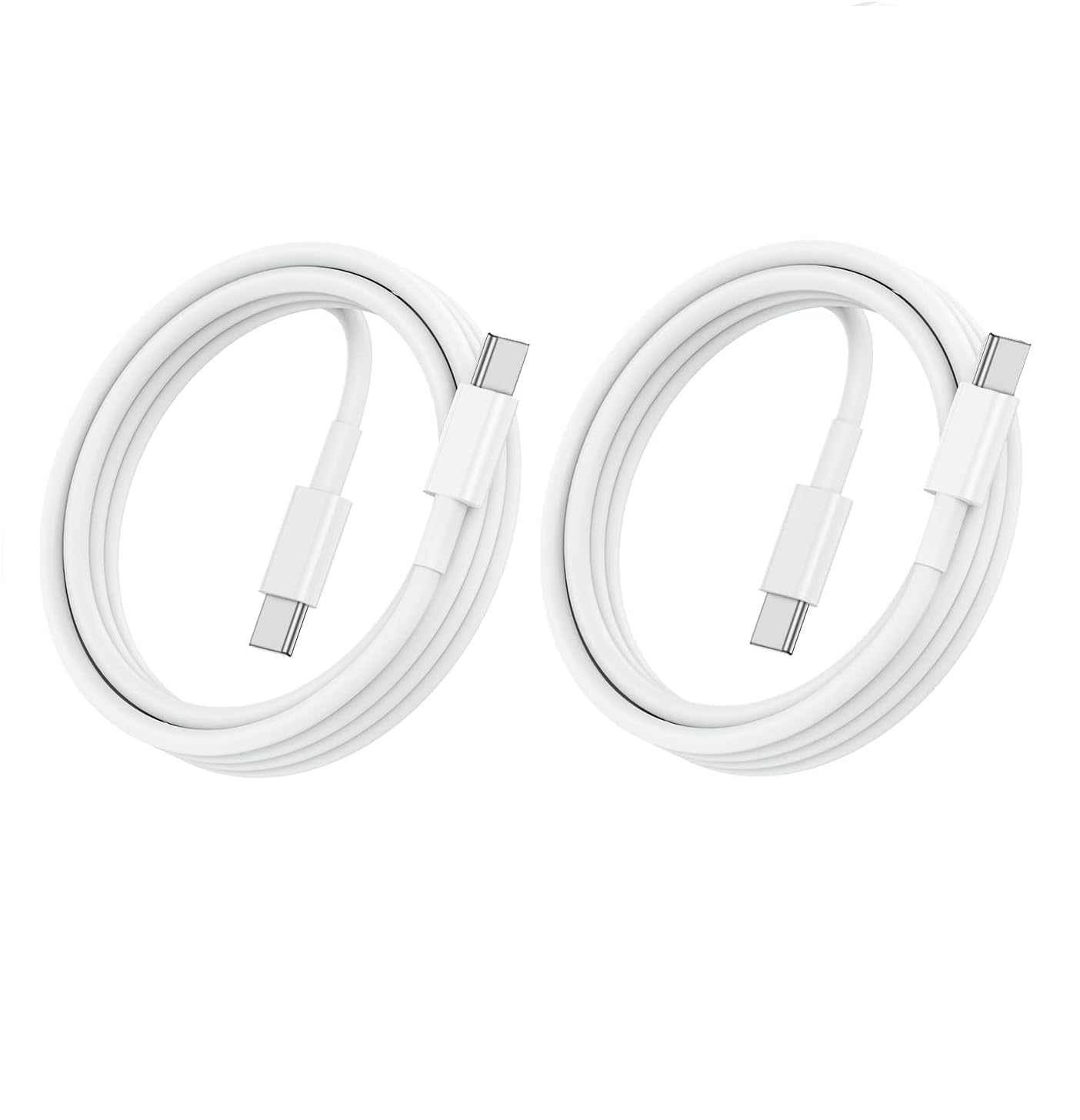 Usb C To Usb C Charging Cable 2Pack(10Ft+10Ft) White