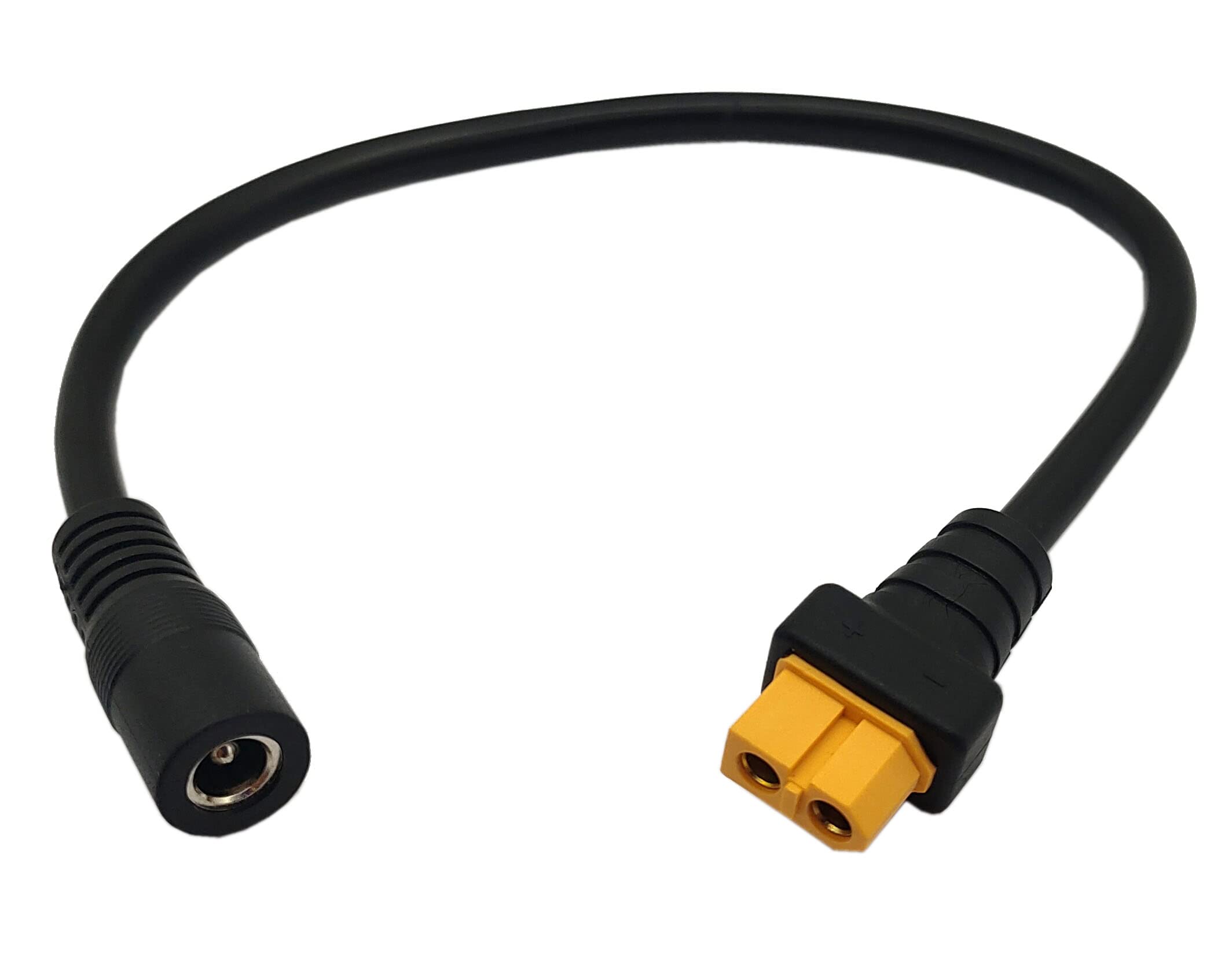 Halokny Xt60 Adapter Cable Xt60 Female To Dc 5.5Mm X 2.5Mm Female Power Cable Xt60 Charging Cable For Fatshark Skyzone Fpv Monit