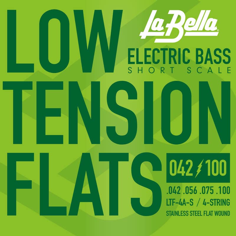La Bella Ltf 4A S Low Tension Flats 42 100, Short Scale