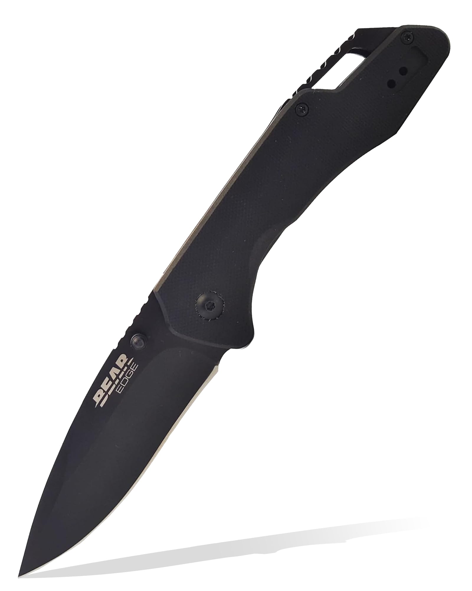 Bear & Son Cutlery 4 1/2 Black G10 Assisted Drop Point SIDELINER