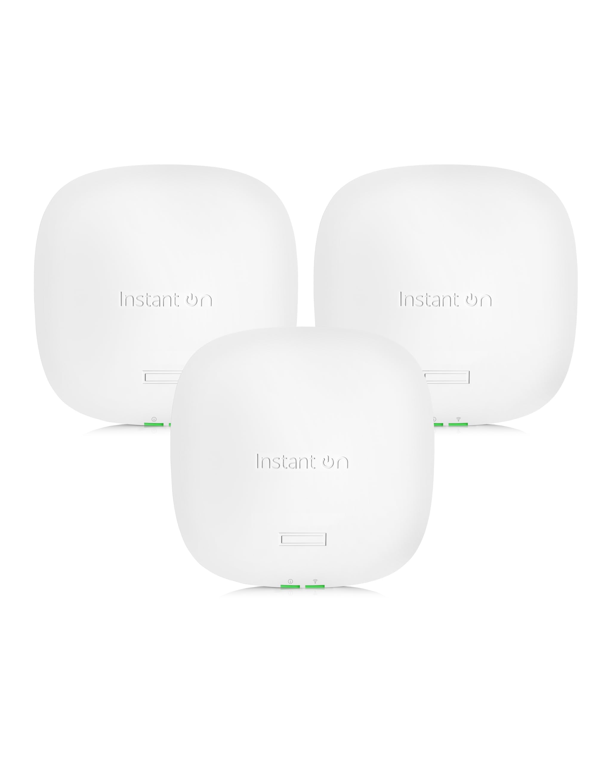 Hpe Networking Instant On Access Point Ap22 2X2 Wifi 6 Indoor Wireless Access Point (3 Pack) | Long Range, Secure, Smart Mesh Support | Power Source Not Included | Us Model (R4W01A 3Pack)