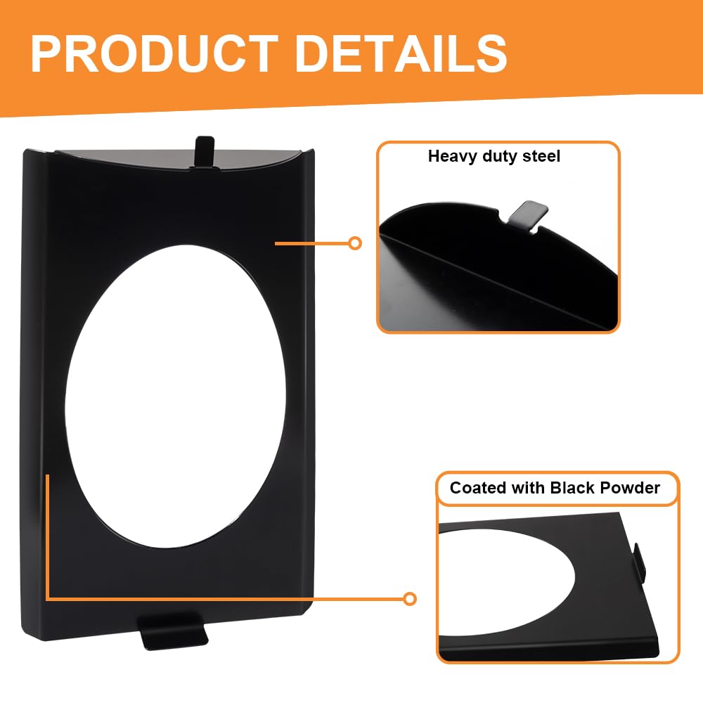 Lifgarfe Behind Seat Speaker Brackets Fit For Chevy Gmc C10 1973 1987 Behind Seat Cab Corner Squarebody Pickup For 6X9 Speakers