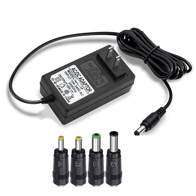 18V 2.5A Ac Dc Power Supply Adapter Compatible For Altec Lansing Rockbox Xl Imw999 Stl Altec Lansing Imw889 Imw1500 T612 Speaker, Brookstone Big Blue Studio Party Bluetooth Speakers Charger Cable Cord