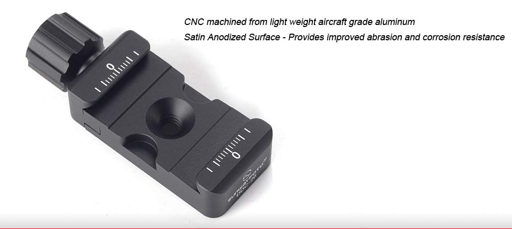 Sunwayfoto Ddc-26 26Mm Screw Knob Clamp Arca Compatible 1/4 Sunway