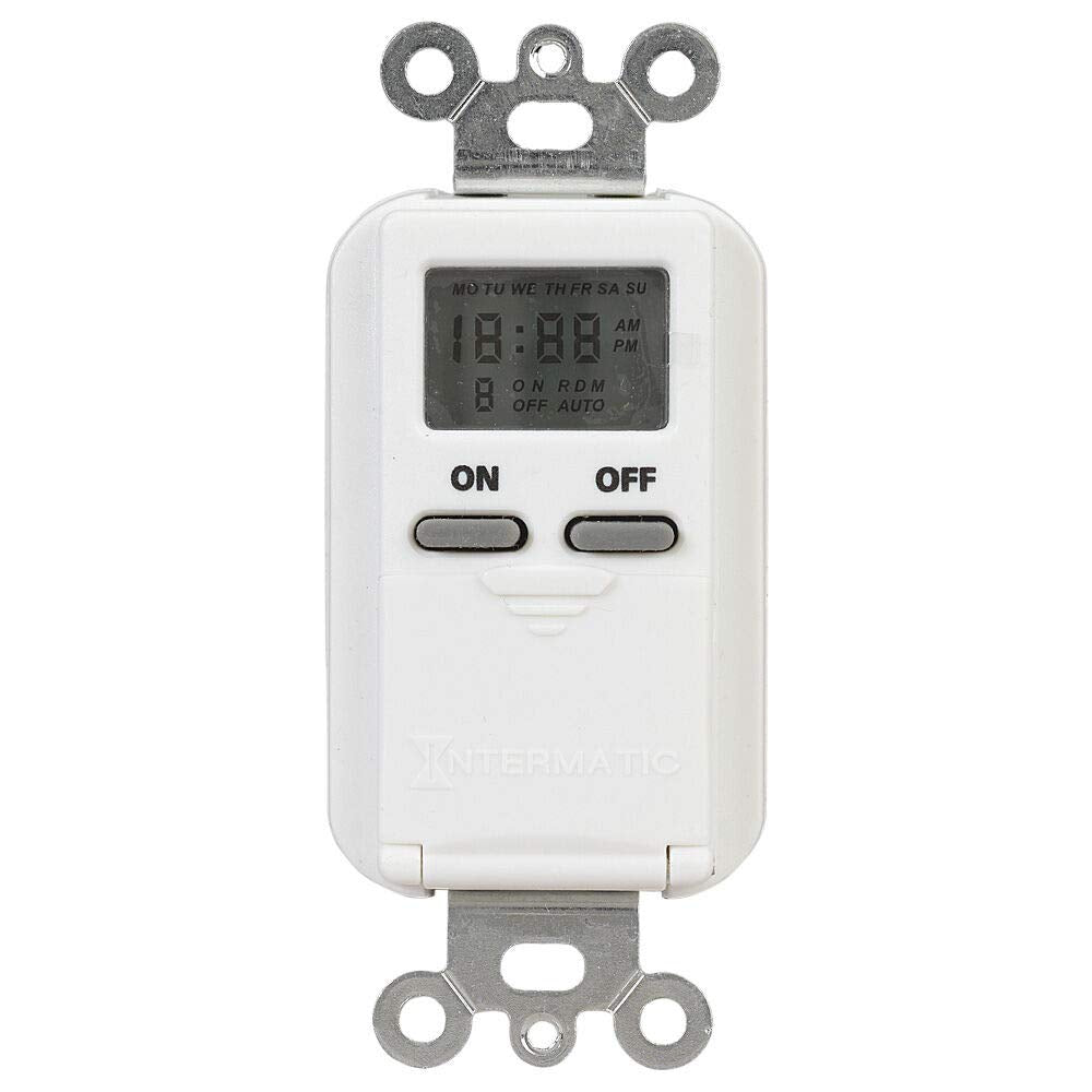 Intermatic Iw505K 15 Amp Digital In Wall Timer , White