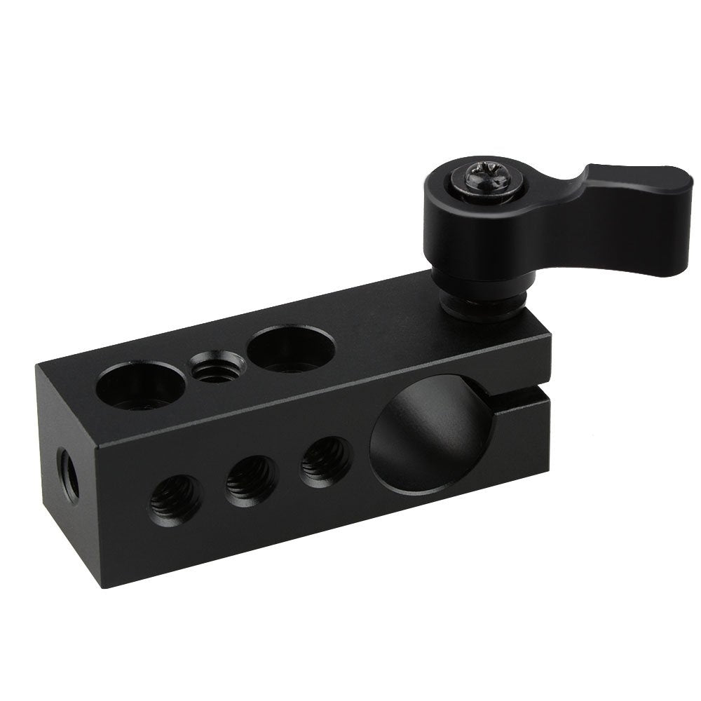 Camvate 1/4'' Thread 15Mm Rod Clamp For Slr Camera Support Rig Monitor Led Handle Grip   1094