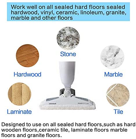 Amyehouse Replacement Pads Compatible With Bissell Symphony Pet All In One Vacuum And Steam Mop 1132 1543 1652 Series 1252 1543A