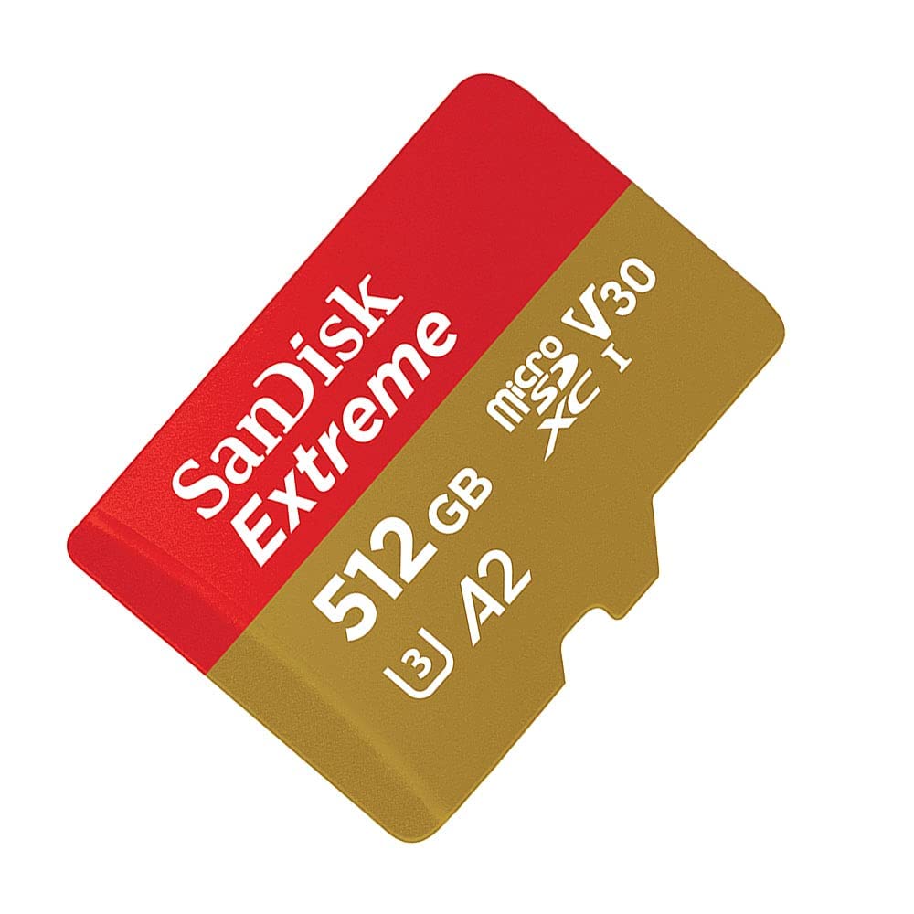Sandisk 512Gb 512G Microsdxc [Extreme 160Mb / S] Microsd Micro Sd Sdxc Uhs 4K U3 V30 A2 C10 Class 10 Sdsqxa1 512G Mobile Phone M