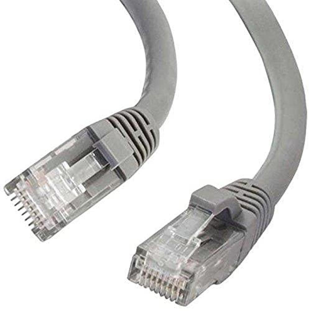 C2G 27135 Cat6 Cable   Snagless Unshielded Ethernet Network Patch Cable, Gray (25 Feet, 7.62 Meters) Grey