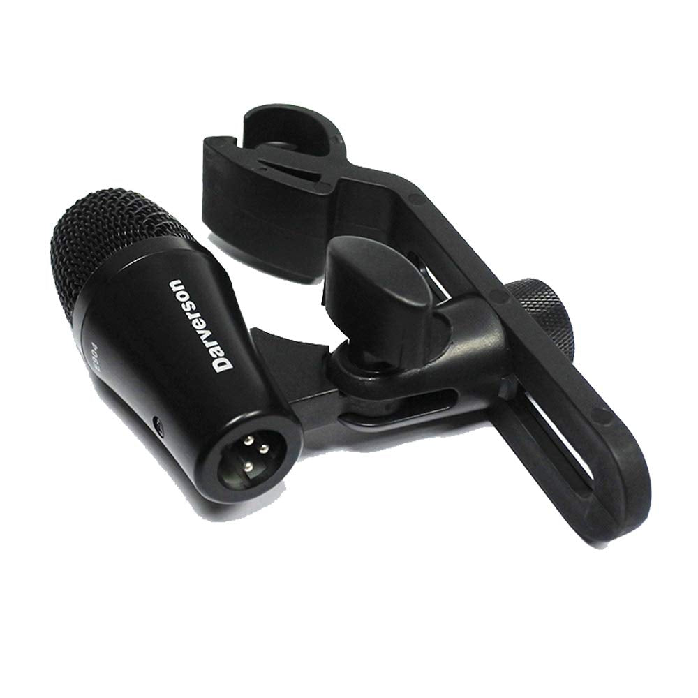 Cardioid Dynamic Tom Snare Drum Microphone Mic For Drum Kit Percussion Instrument Sound Pickup With Fixed Holder Mount