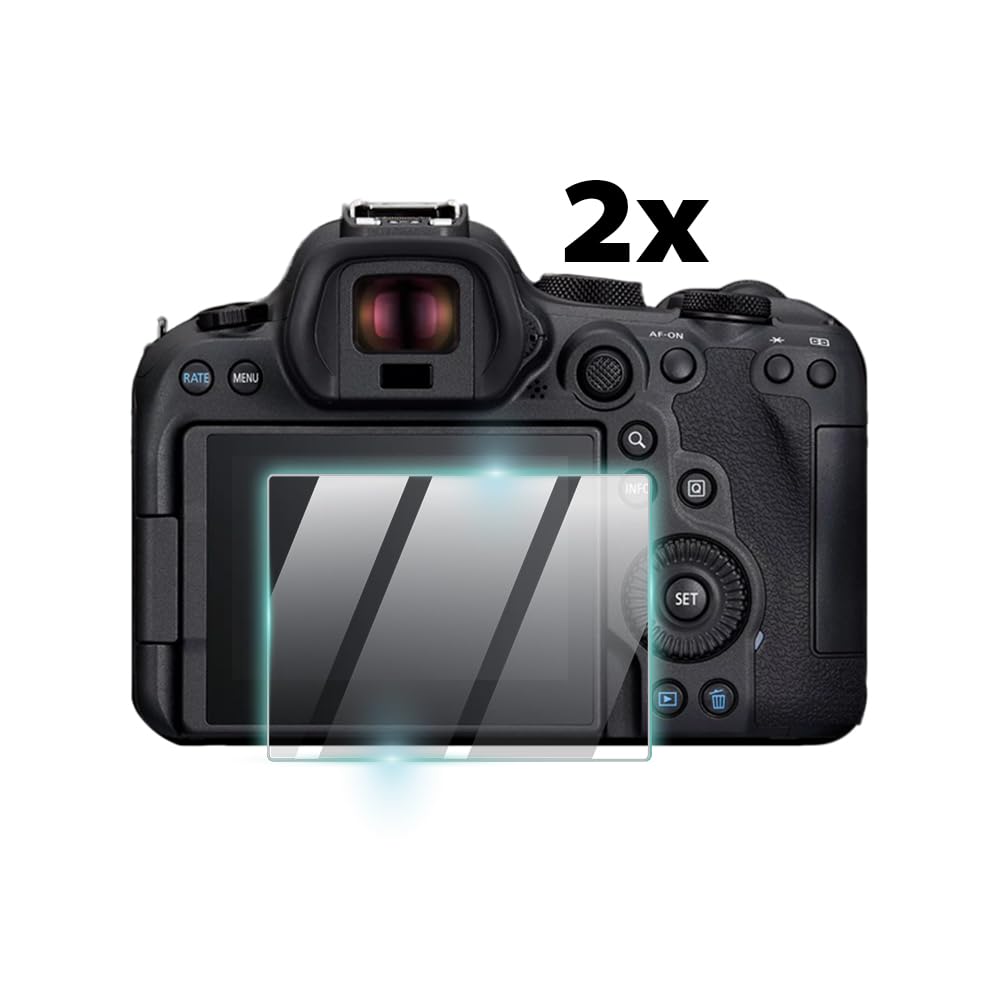 Ipg Proactive For Canon Eos R6 - R6 Mark Ii Camera Display (2 Units) 9H Hardness Screen Protector Smooth Glass Touch Ultra Respo