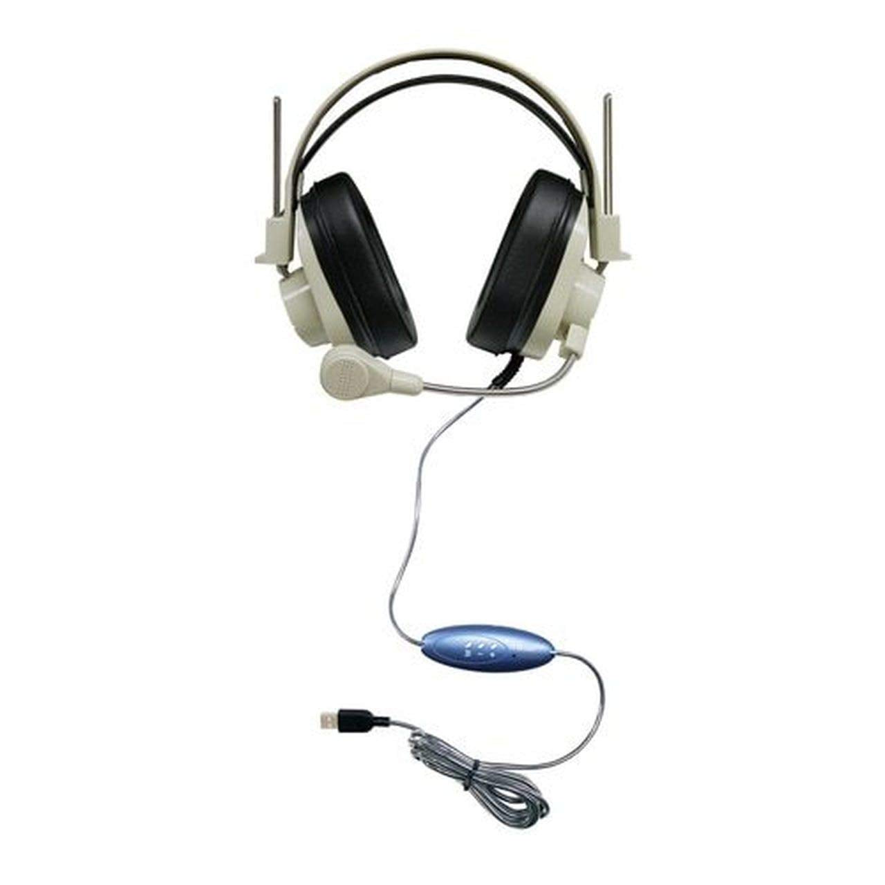 Hamiltonbuhl Deluxe Usb Headset With Gooseneck Mic