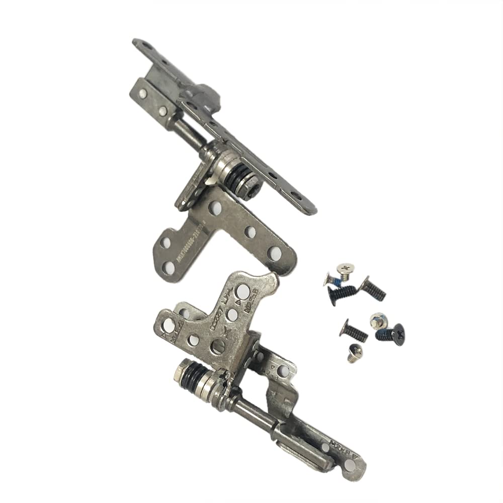 Zahara Lcd Screen Hinges Left + Right Set With 8 Screws Replacement For Lenovo Ideapad 5 15Iil05 81Yk /5 15Are05 81Yq /5 15Itl05