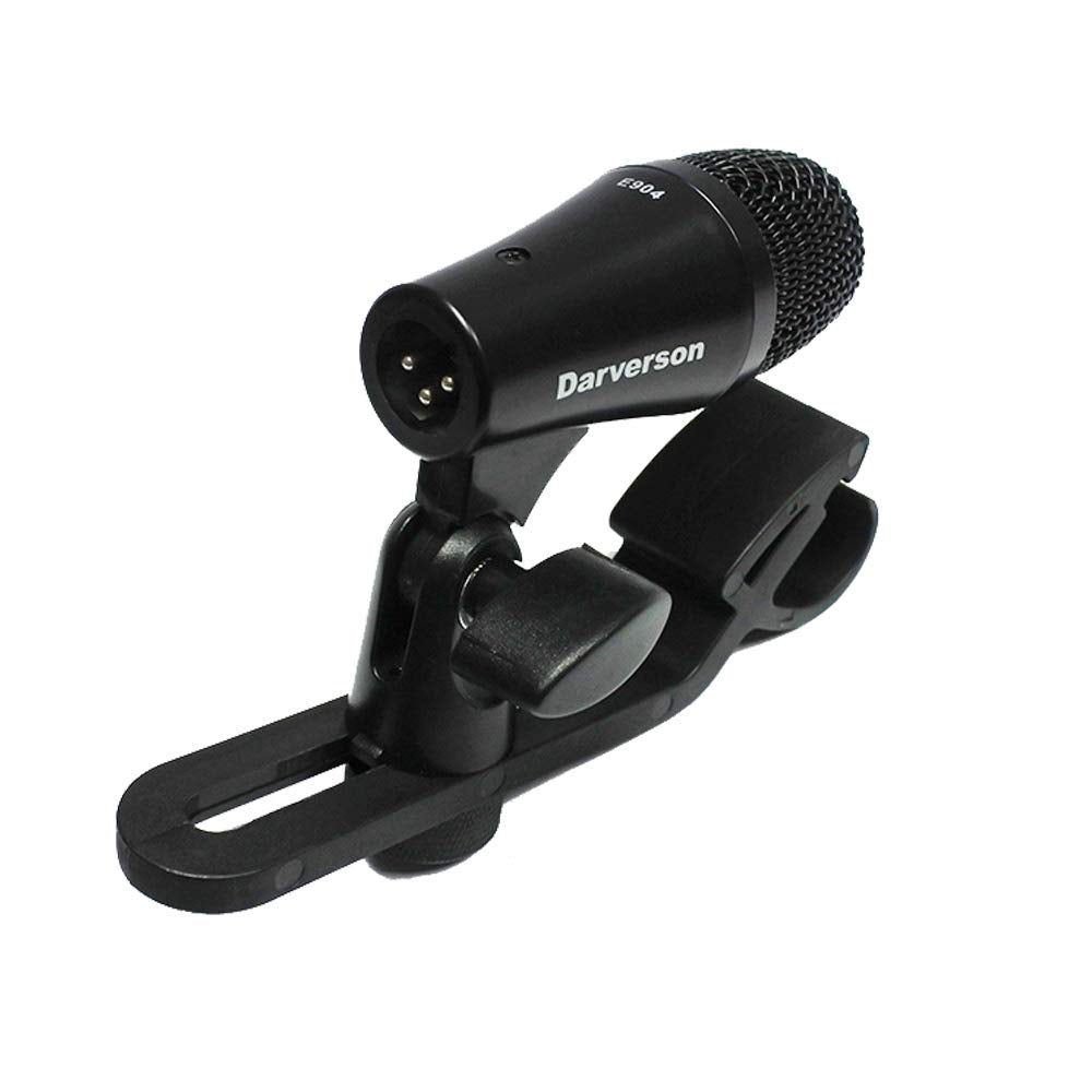 Cardioid Dynamic Tom Snare Drum Microphone Mic For Drum Kit Percussion Instrument Sound Pickup With Fixed Holder Mount