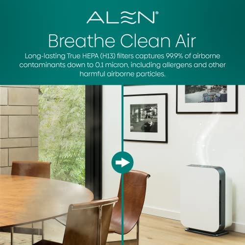 Alen B7-Pure H13 True HEPA Air Filter for BreatheSmart 75i - 15"x20"x3", Pure Material, Captures Allergens & Dust