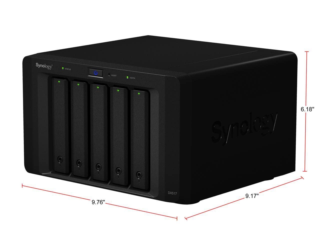 Synology 5Bay Expansion Unit Dx517 (Diskless) 157 Mm X 248 Mm X 233 Mm