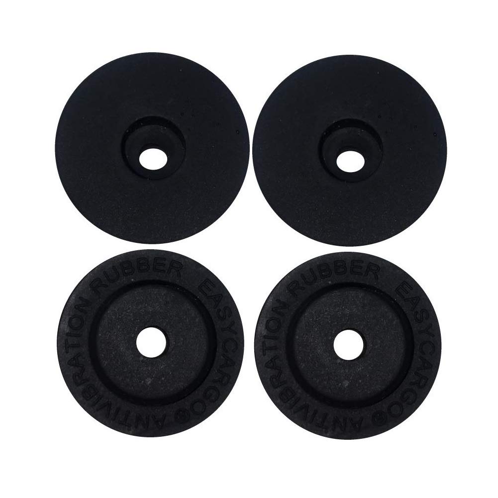 Easycargo Fan Anti Vibration Pads, Fan Damper For Noise Reduction, Silicone Damper For Low Noise Fan 80Mm, 92Mm, 120Mm, 140Mm (Black 16 Pack)