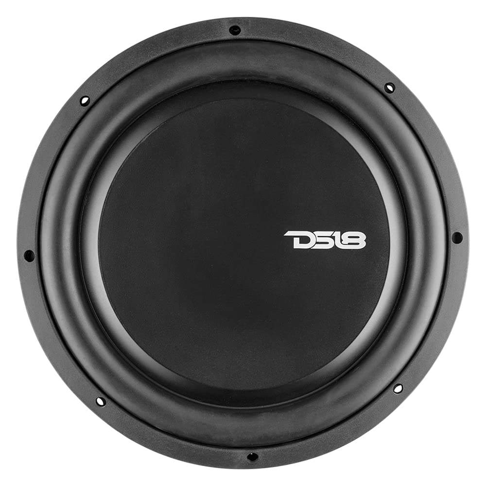 Ds18 Psw12.4D 12 Shallow Mount Subwoofer 1200 Watts Max Power 600 Watts Rms Dual Voice Coil 4+4 Ohms Water Resistant - Best Sub