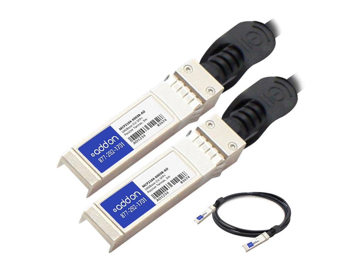 Addon Mellanox Mcp2104-X003B Compatible Taa Compliant 10Gbase-Cu Sfp+ To Sfp+ Di